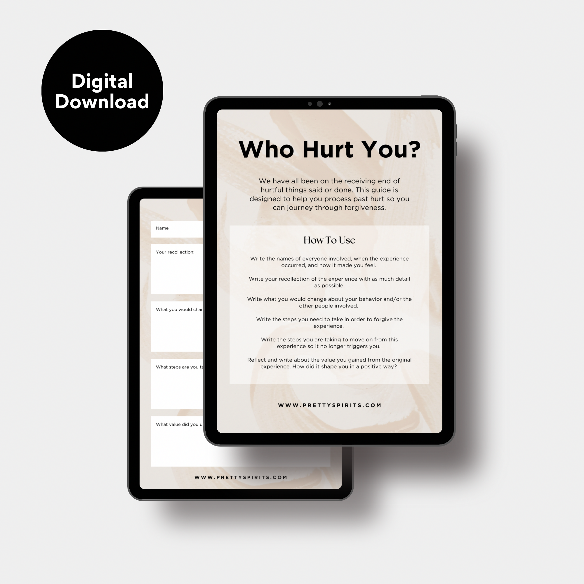 Who Hurt You? Digital Journal Guide